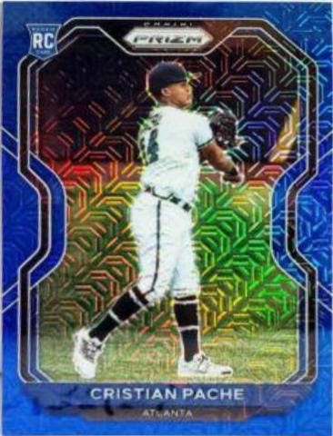 Cristian Pache [Blue Mojo Prizm] #144