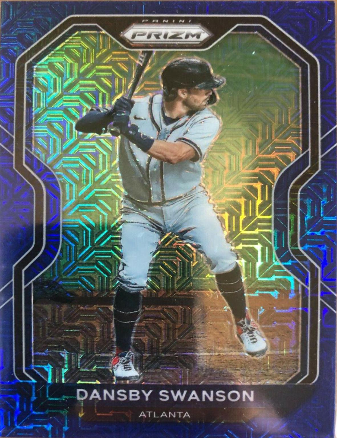Dansby Swanson [Blue Mojo Prizm] #168