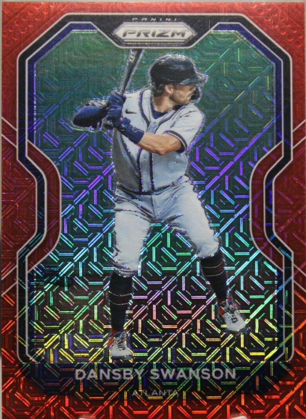 Dansby Swanson [Red Mojo Prizm] #168