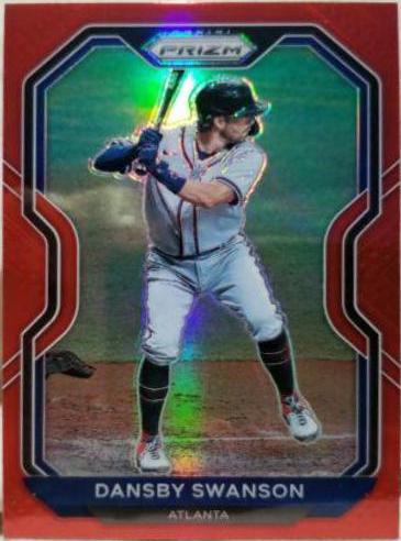 Dansby Swanson [Red Prizm] #168