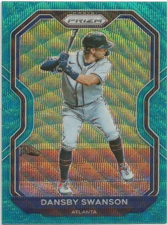 Dansby Swanson [Teal Wave Prizm] #168