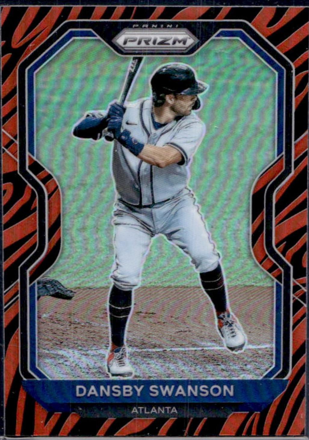 Dansby Swanson [Tiger Stripes Prizm] #168