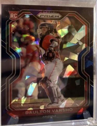 Daulton Varsho [Navy Blue Cracked Ice Prizm] #238