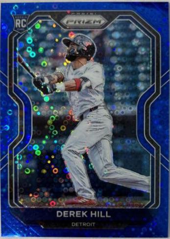 Derek Hill [Blue Donut Circles Prizm] #206