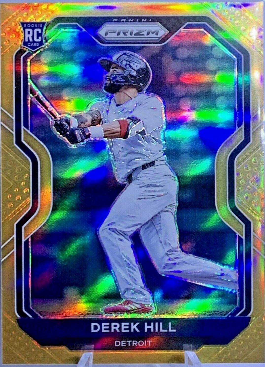 Derek Hill [Neon Orange Prizm] #206