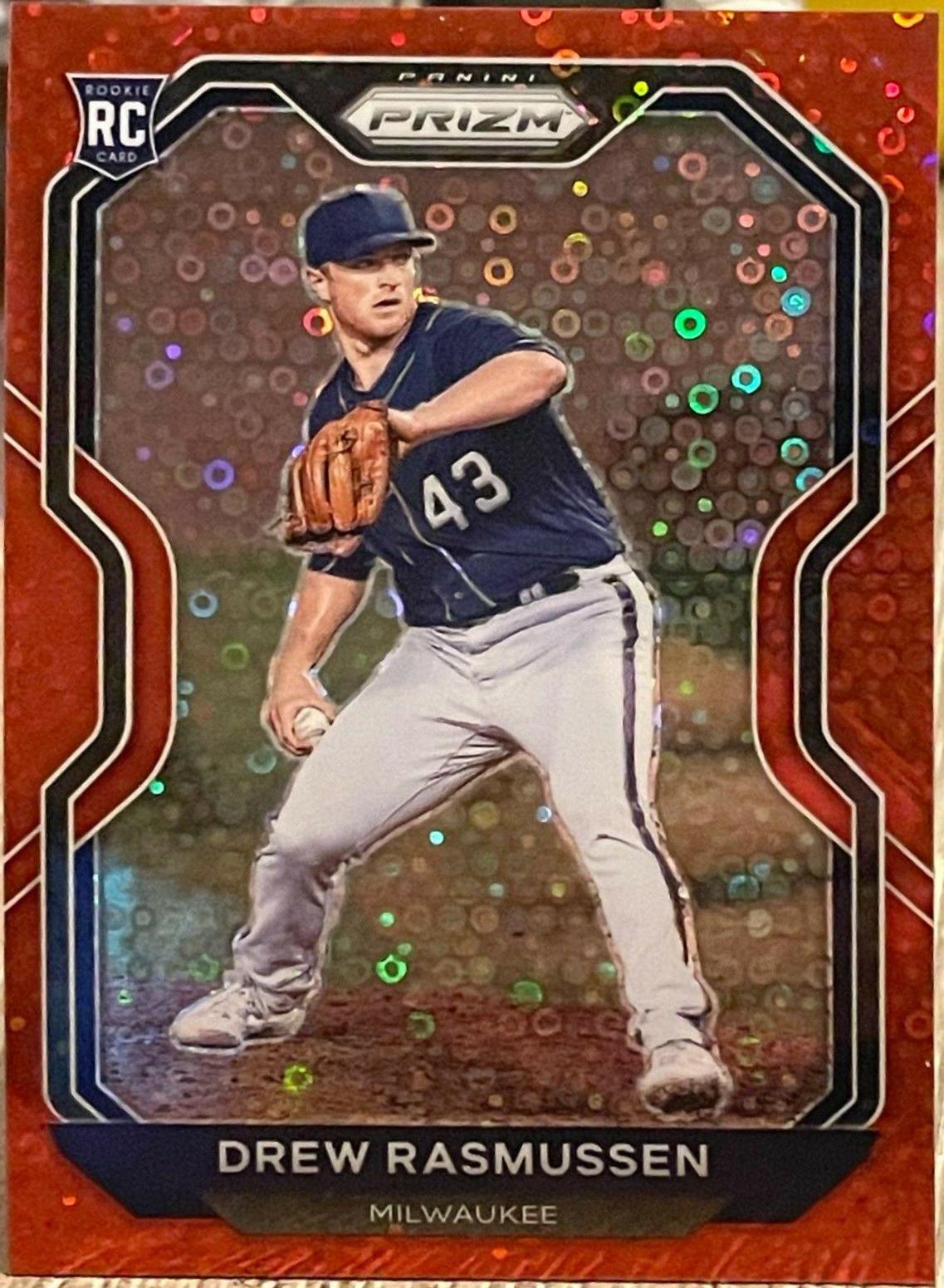 Drew Rasmussen [Red Donut Circles Prizm] #197