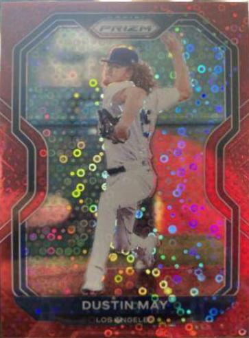 Dustin May [Red Donut Circles Prizm] #205