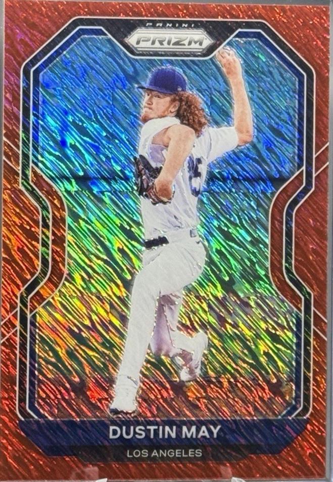 Dustin May [Red Shimmer Prizm] #205