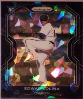 Edwar Colina [Navy Blue Cracked Ice Prizm] #51
