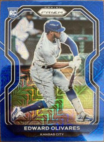 Edward Olivares [Blue Mojo Prizm] #137