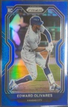 Edward Olivares [Blue Prizm] #137