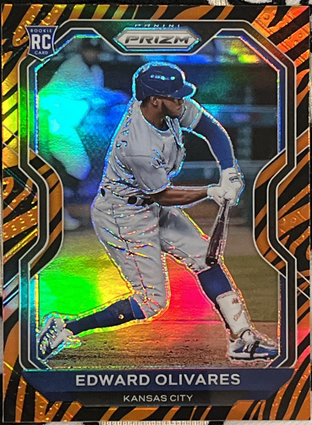 Edward Olivares [Tiger Stripes Prizm] #137