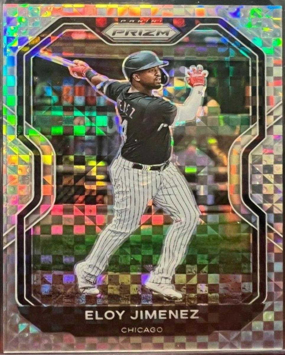 Eloy Jimenez [Power Plaid Prizm] #63