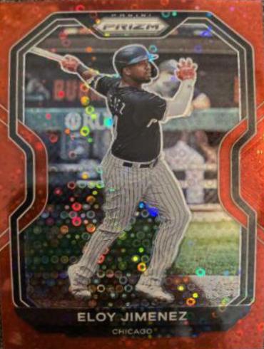 Eloy Jimenez [Red Donut Circles Prizm] #63