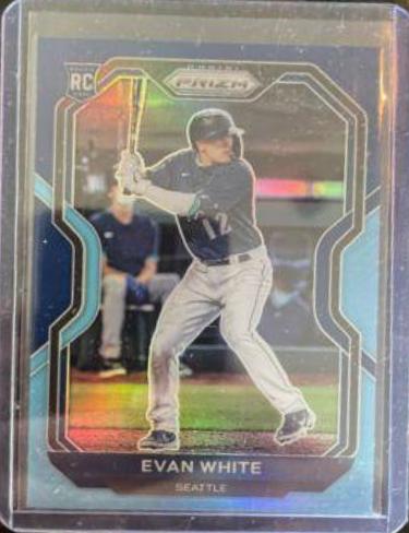 Evan White [Carolina Blue Prizm] #89