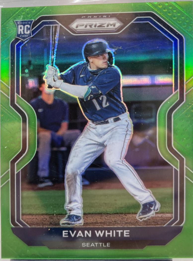 Evan White [Lime Green Prizm] #89