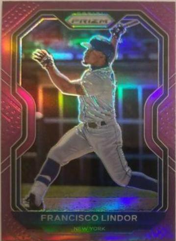 Francisco Lindor [Purple Prizm] #80