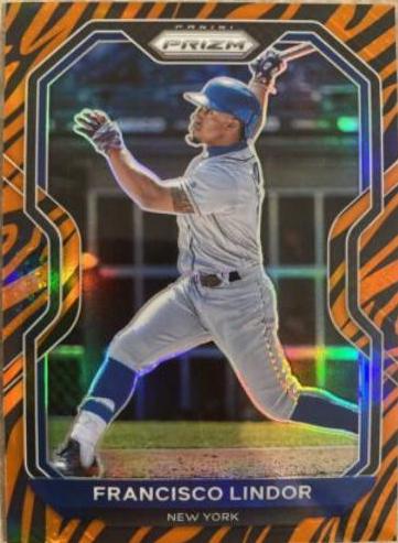 Francisco Lindor [Tiger Stripes Prizm] #80