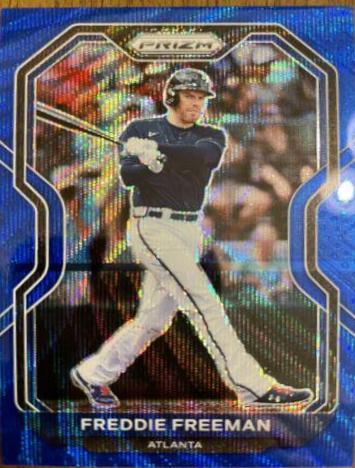 Freddie Freeman [Blue Wave Prizm] #112