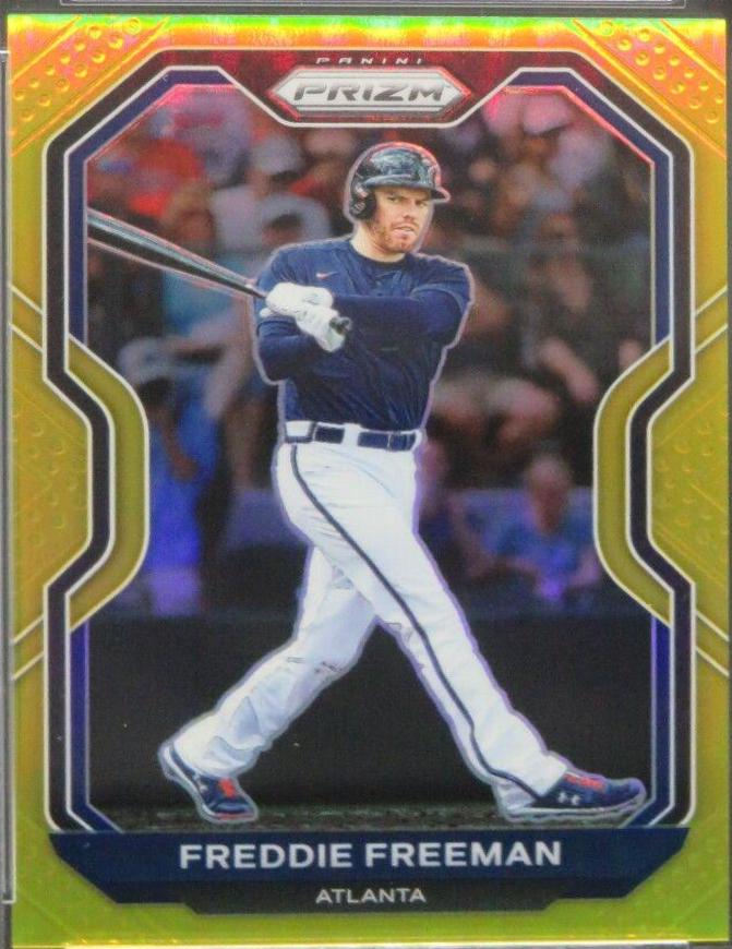 Freddie Freeman [Gold Prizm] #112