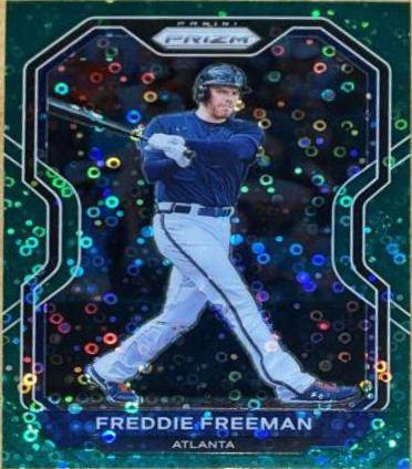 Freddie Freeman [Green Donut Circles Prizm] #112