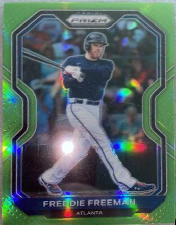 Freddie Freeman [Lime Green Prizm] #112
