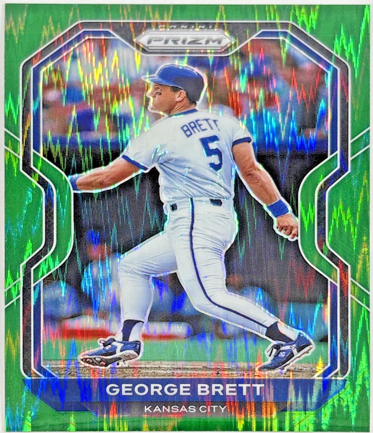 George Brett [Forest Green Flash Prizm] #188