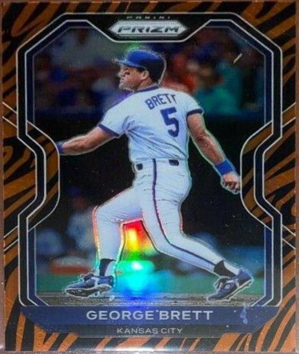George Brett [Tiger Stripes Prizm] #188
