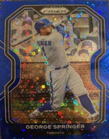 George Springer [Blue Donut Circles Prizm] #185