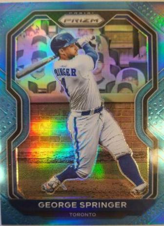 George Springer [Carolina Blue Prizm] #185