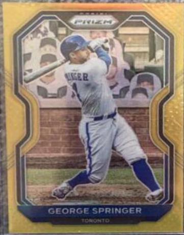 George Springer [Gold Prizm] #185