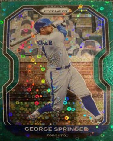 George Springer [Green Donut Circles Prizm] #185