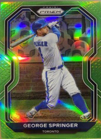 George Springer [Lime Green Prizm] #185