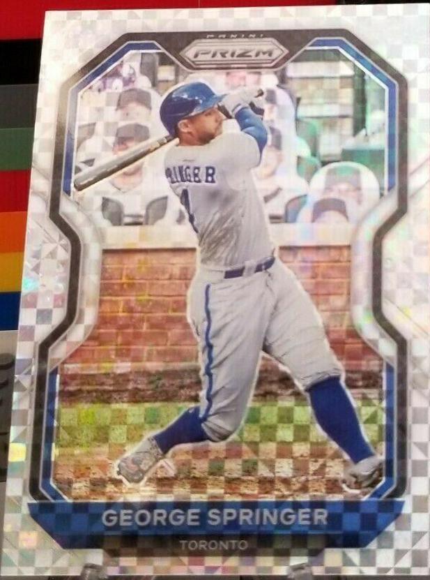 George Springer [Power Plaid Prizm] #185