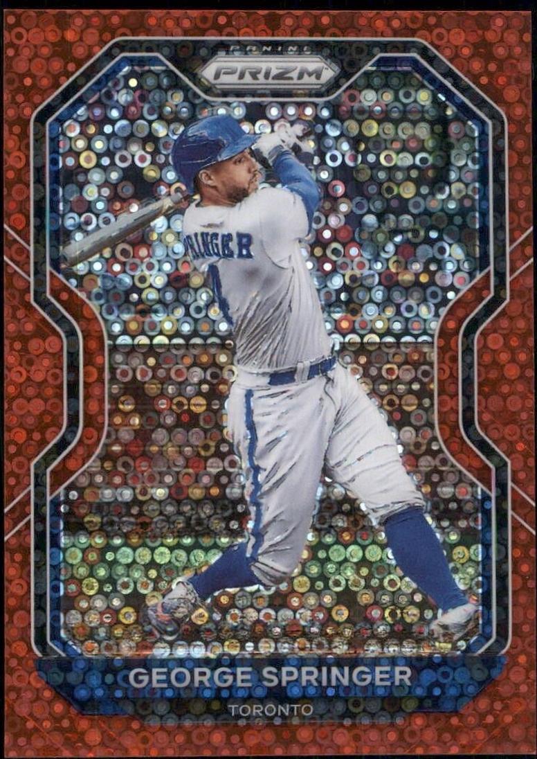George Springer [Red Donut Circles Prizm] #185