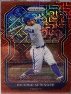 George Springer [Red Mojo Prizm] #185