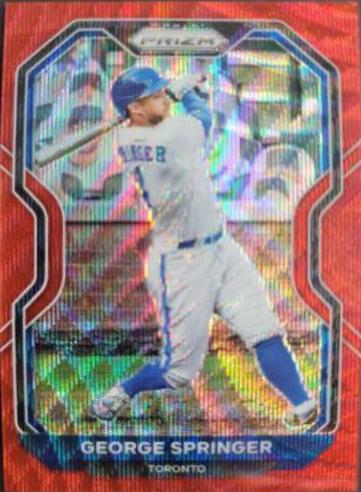 George Springer [Red Wave Prizm] #185