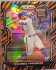 George Springer [Tiger Stripes Prizm] #185