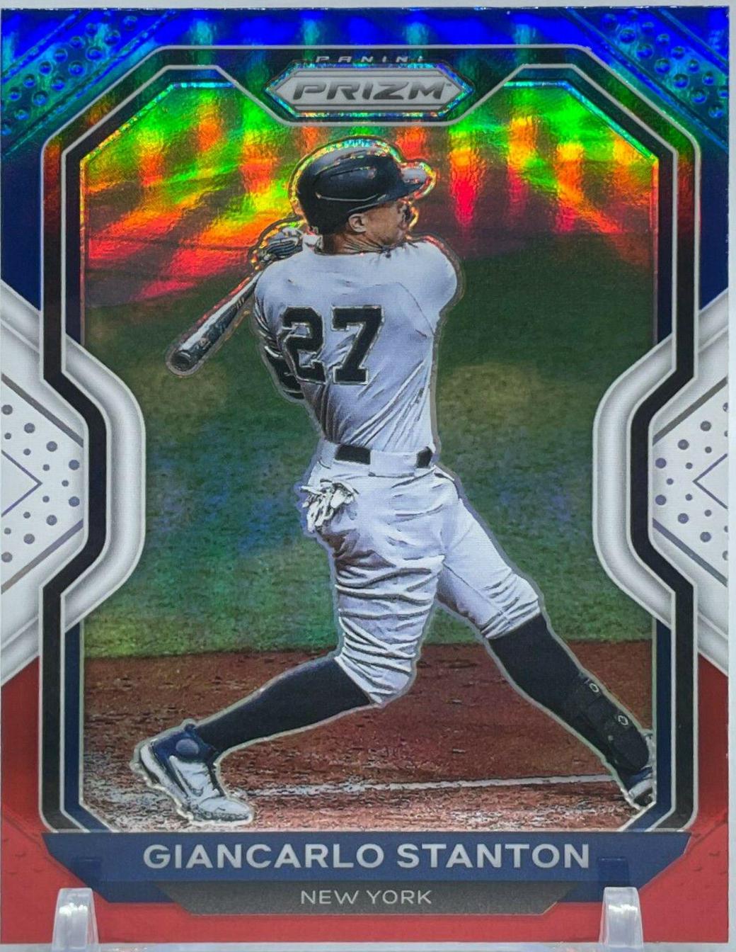 Giancarlo Stanton [Red, White, and Blue Prizm] #180