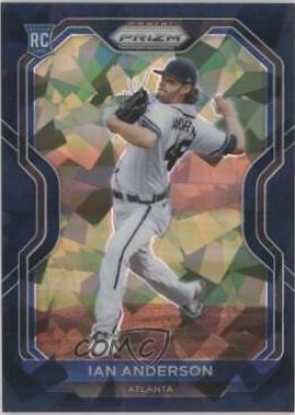 Ian Anderson [Navy Blue Cracked Ice Prizm] #82