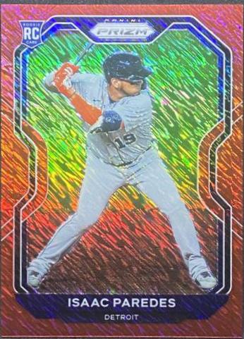 Isaac Paredes [Red Shimmer Prizm] #43