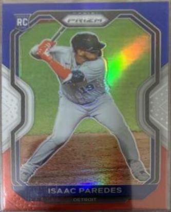 Isaac Paredes [Red, White, and Blue Prizm] #43