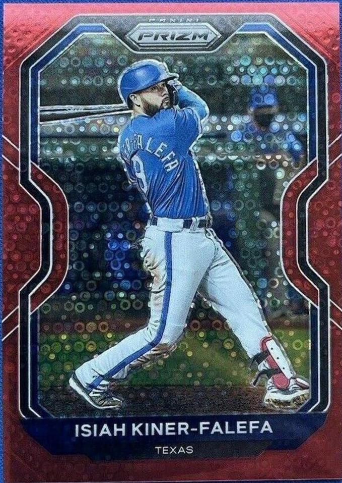 Isiah Kiner Falefa [Red Donut Circles Prizm] #15