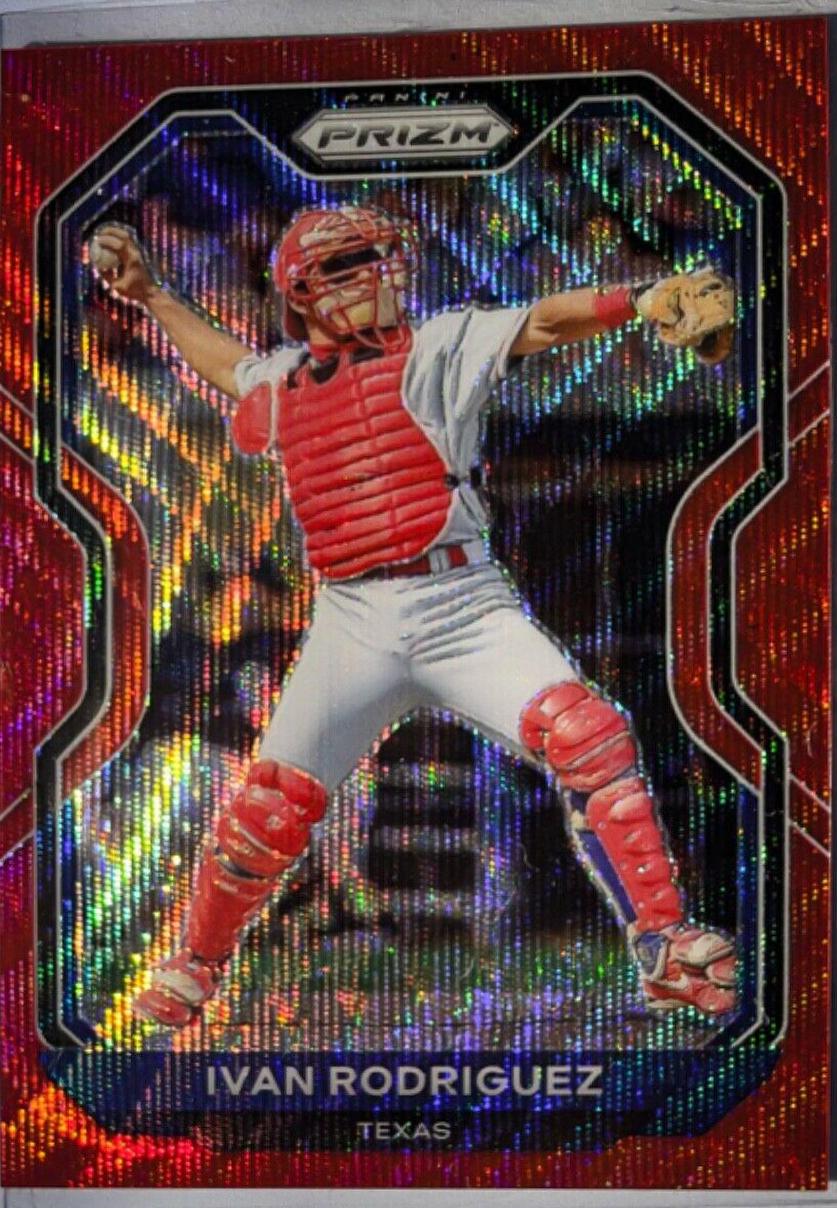 Ivan Rodriguez [Red Wave Prizm] #2