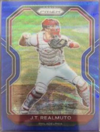 J. T. Realmuto [Blue Wave Prizm] #214