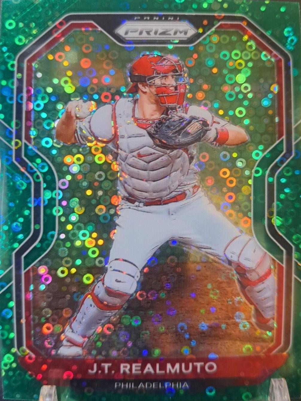 J. T. Realmuto [Green Donut Circles Prizm] #214