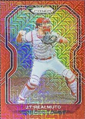 J. T. Realmuto [Red Mojo Prizm] #214