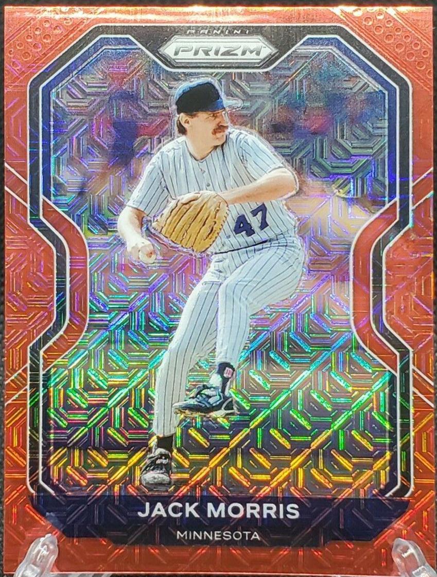 Jack Morris [Red Mojo Prizm] #49