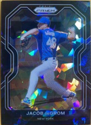 Jacob deGrom [Navy Blue Cracked Ice Prizm] #111