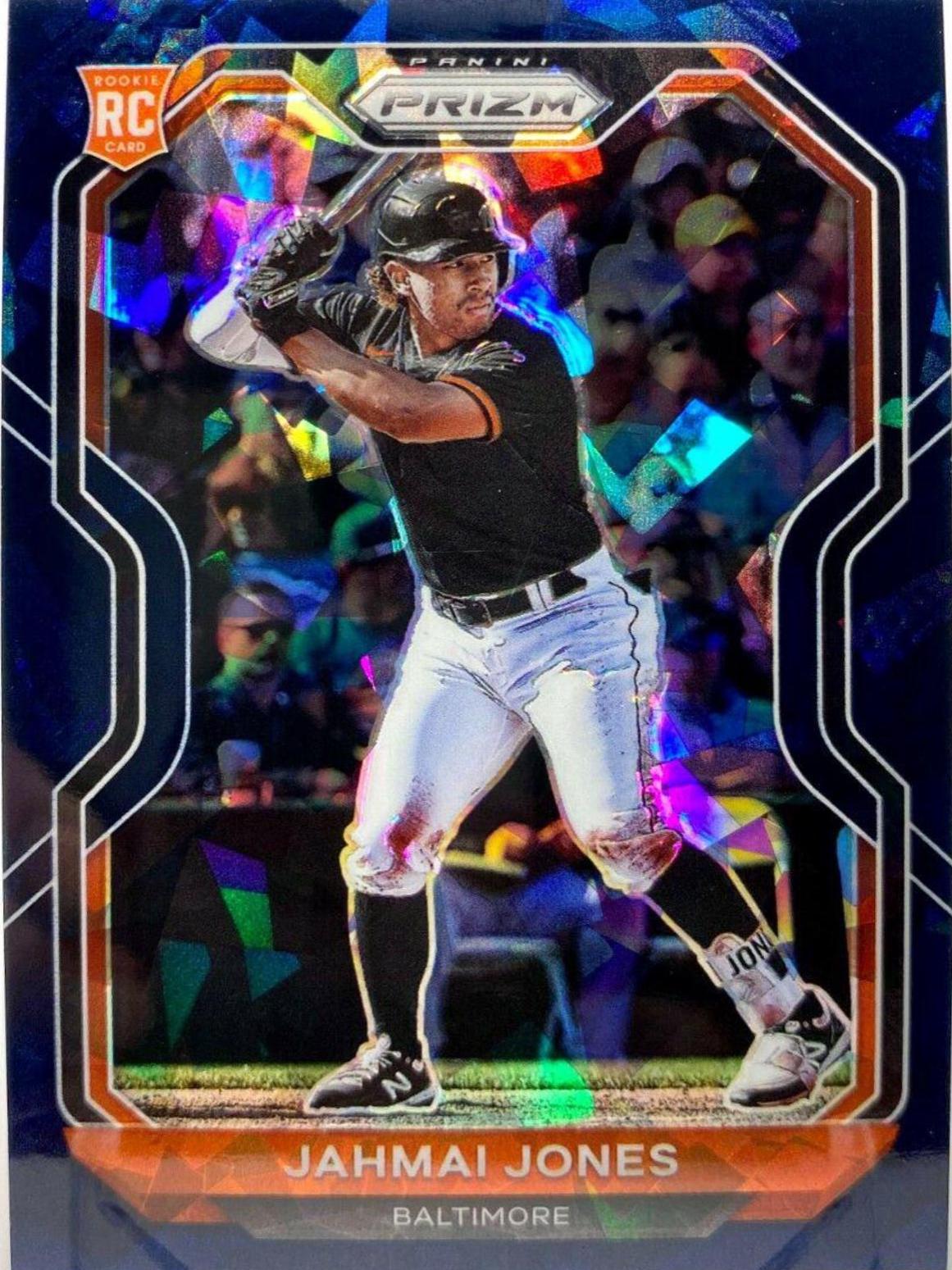 Jahmai Jones [Navy Blue Cracked Ice Prizm] #130
